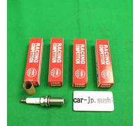 Set 4 candele NGK originali R7438-9 φ14 x 26,5 Racing Iridium LFR / R74389