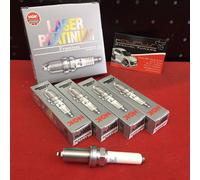 Set 4 Candele NGK PLFER7A8EG Platinum VW Volkswagen Sharan 3 2.0 TSi DEDA