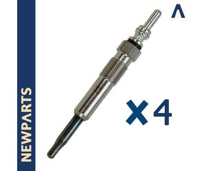Set 4 Candelette Diesel Per Renault Clio III 8200434855 NEWPARTS