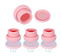 Set 4 Cannucce Silicone con Tappi Magnetici - Copertura Anti-Perdita per Bicchieri da Viaggio | 6 mm-12 mm Accessori Riutilizzabili per Palestra, Outdoor, Casa, Viaggi e Uso Quotidiano
