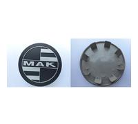 SET 4 CAPS COPRIMOZZO C015 75mm PER MAK BARBURY 9.5x20 5x130 GLOSS BLACK ET