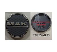 SET 4 CAPS COPRIMOZZO C022 60mm PER MAK POLARIS 7.5x17 5x110 SILVER NK