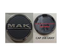 SET 4 CAPS COPRIMOZZO C022 60mm PER MAK STONE4X4 T 8.5x18 6x139.7 SILVER EU