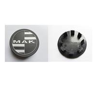 SET 4 CAPS COPRIMOZZO C037 65mm PER MAK SPECIALE-D 9.5x19 5x112 GLOSS BLACK VC