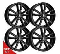 SET 4 CERCHI IN LEGA MOMO FAST PER HONDA E 7,5X17 5X114,3 MATT BLACK LOL