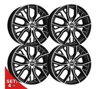 CERCHIO IN LEGA MOMO MASSIMO PER VOLKSWAGEN GOLF VII 8X18 5X112 MATT BLACK CRL