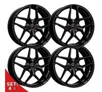 SET 4 CERCHI IN LEGA MOMO RF-07 PER AUDI Q3 8,5X19 5X112 SANDBLAST BLACK 4R8