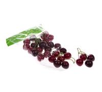 Set 4 Ciliegi Artificiali per 2, 15 pezzi Altezza 3 cm