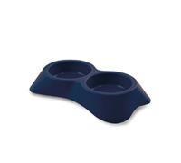 Set 4 ciotole doppie in plastica modello Candy per cani Croci