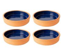 SET 4 CIOTOLE TERRACOTTA RAMEQUIN PER CREME BRULE E DOLCI