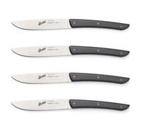 Set 4 coltelli da tavola per bistecca inox nero | Berkel