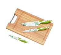 Set 4 coltelli e tagliere verde Tognana top home