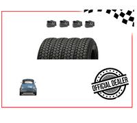 SET 4 COPERTONI GOMME PNEUMATICI FIAT 500 EPOCA DEESTONE 125-12 R CON 4 CAMERE