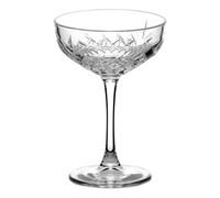 Set 4 Coppe Champagne TIMELESS 27 cl Vetro Intagliato - Pasabache - Cocktail