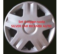 Set 4 coppe ruota 13" adattabile su RENAULT CLIO 2001> / SCENIC 2000> / SENZA FR
