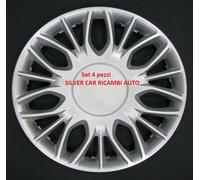 Set 4 coppe ruota 15" adattabile su LANCIA YPSILON 5P 2016> / SENZA FREGIO CENTR