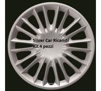 Set 4 coppe ruota 15" adattabili su LANCIA YPSILON 2007> / SENZA FREGIO CENTRALE