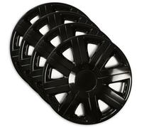 Set 4 Copricerchi 13 Pollici Cosmos Black Coppe Ruota Nere Universali per Ford