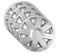 Set 4 Copricerchi 14 Pollici Cosmos Coppe Ruota Grigie Universali per Peugeot
