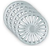 Set 4 Copricerchi 15 Pollici Joy Coppe Ruota Grigie Universali per BMW