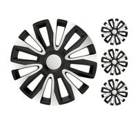 Set 4 Copricerchi Avalon Serie Argo Copricerchi 13"/14"/15"/16" Argento Nero