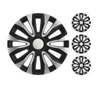 Set 4 Copricerchi Avalon Serie Argo Copricerchi 13"/14"/15"/16" Argento Nero