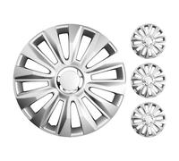 Set 4 Copricerchi Avalon Serie Argo Copricerchi 13"/14"/15"/16" Argento Nero
