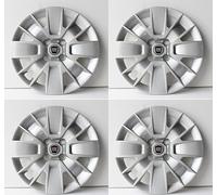 SET 4 COPRICERCHI COPPA RUOTA COPRIRUOTA BORCHIE CERCHIO 14" + ADESIVI Specifiche per Panda modello 312 prodotte dal 2012 in poi - 767/14-21211