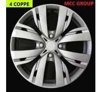 SET 4 COPRICERCHI COPPA RUOTA COPRIRUOTA BORCHIE CERCHIO 15 PER PEUGEOT 3008