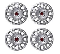 SET 4 COPRICERCHI COPPA RUOTA COPRIRUOTA BORCHIE CERCHIO Diametro 14" con adesivi Panda Specifiche per Panda modello 312 e 319 prodotte dal 2012 in poi - 756/14-14195