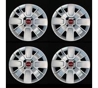 SET 4 COPRICERCHI COPPA RUOTA COPRIRUOTA BORCHIE CERCHIO Diametro 14" Specifiche per Panda modello 312 e 319 prodotte dal 2012 in poi - 767/14-14195