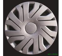SET 4 COPRICERCHI COPPA RUOTA COPRIRUOTA BORCHIE PER CITROEN C1-NEMO R14 S/LOGO