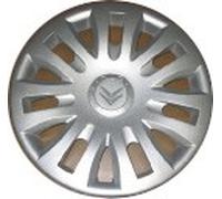 SET 4 COPRICERCHI COPPA RUOTA COPRIRUOTA BORCHIE PER CITROEN C2 2003-"14