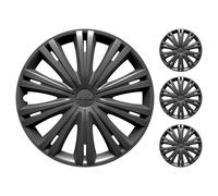 Set 4 Copricerchi Giga Serie Argo Copricerchi 13"/14"/15"/16" Nero Grigio Rosso