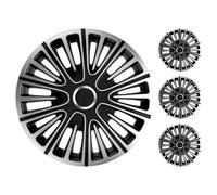 Set 4 Copricerchi Motion Serie Argo Copricerchi 13"/14"/15"/16" Argento Nero