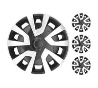 Set 4 Copricerchi Revo Serie Argo Copricerchi 15"/16" Nero Argento Bianco