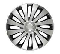 Set 4 copricerchi Sepang Silver e Black in ABS - 17''