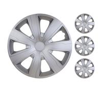 Set 4 Copricerchi Tenzo Serie Argo Copricerchi 14"/15"/16" Argento Nero