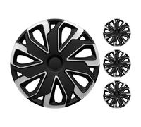 Set 4 Copricerchi Ultimo Serie Argo Copricerchi 13"/14"/15"/16" Argento Nero