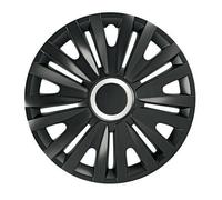 Set 4 copricerchi universali 14'' ABS verniciatura doppio strato Royal Nero