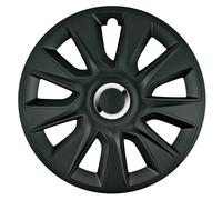 Set Kit 4 copricerchi 15'' in ABS vernice doppio strato Stratos RC Black