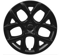 Set 4 Copricerchio 14" Nero Opaco Universali Coppa Ruota Copriruota Borchia