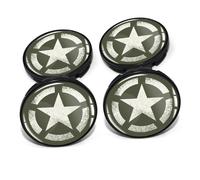 Set 4 coprimozzo 60 mm copricerchi universali accessori cerchi auto DM006 Star