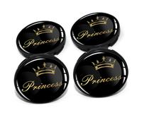 Set 4 coprimozzo 60 mm copricerchi universali cerchi auto DM006 Princess