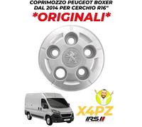 SET 4 COPRIMOZZO COPPA RUOTA BORCHIA PEUGEOT BOXER DAL 2014 R16" ORIGINALE