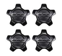 Set 4 Coprimozzo Ruota Nero 16" per Fiat 500X 735626311 Coprimozzi Ruote ABS