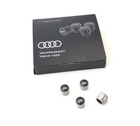 SET 4 COPRIVALVOLE CON LOGO AUDI TAPPI ACCESSORIO ORIGINALE NUOVO CAPS 80A071215