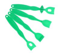 Set 4 Cucchiai Training Muscolare Orale per Bambini, Strumento | Materiali Pp Sicuri, Colore Verde, Design Ergonomico per Presa Facile