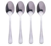 Set 4 cucchiaini 5Th Avenue in acciaio, silver lucido, Sibilla