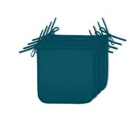 Set 4 cuscini di seduta HAWAI idrorepellente, 100% poliestere. LAP 38x2,5x38 cm